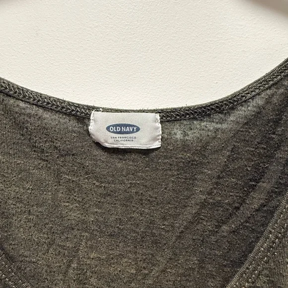Old Navy Short Sleeve Olive Tee - Picture 2 of 3
